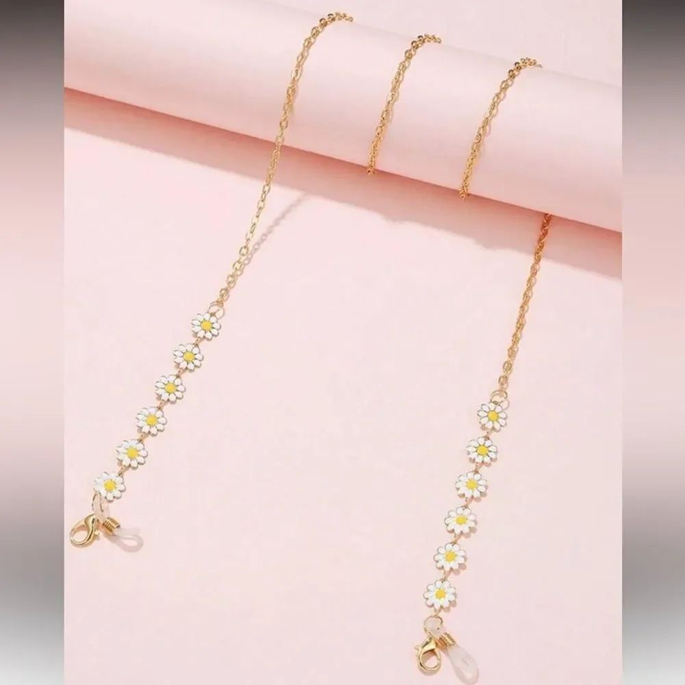 Gold Daisy Chain Eyewear strap A1649